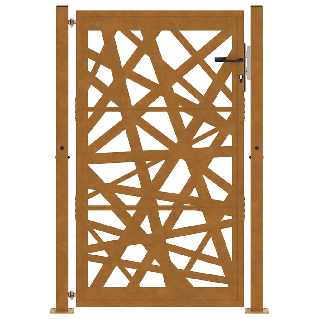 Zahradní branka 105x155 cm klimaticky odolný ocel design lehkou