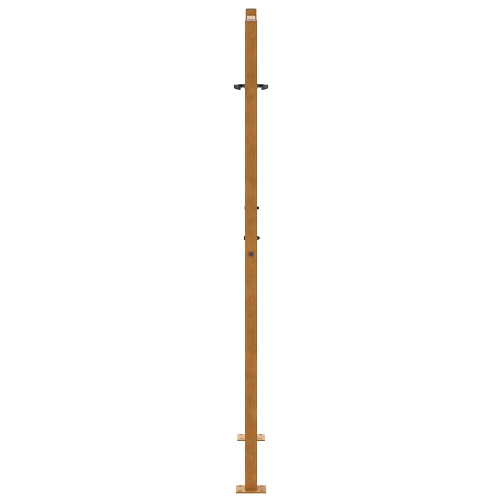 Zahradní branka 105x155 cm klimaticky odolný ocel design lehkou