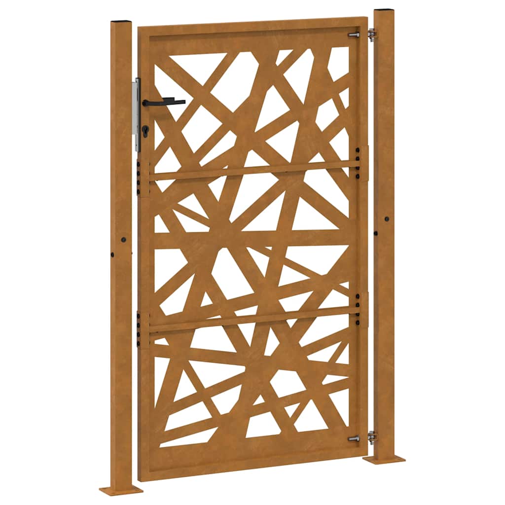 Zahradní branka 105x155 cm klimaticky odolný ocel design lehkou
