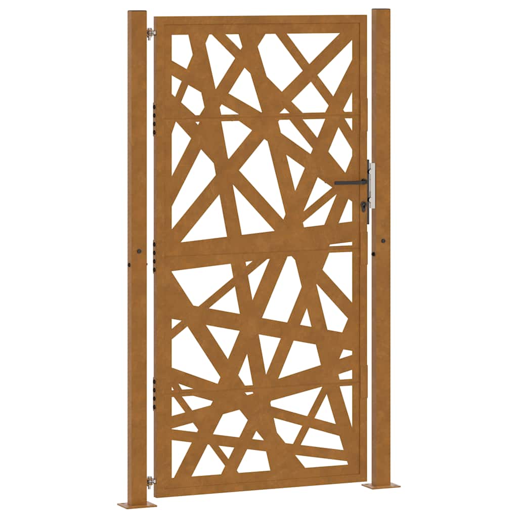 Zahradní branka 105x180 cm klimaticky odolný ocel design lehkou