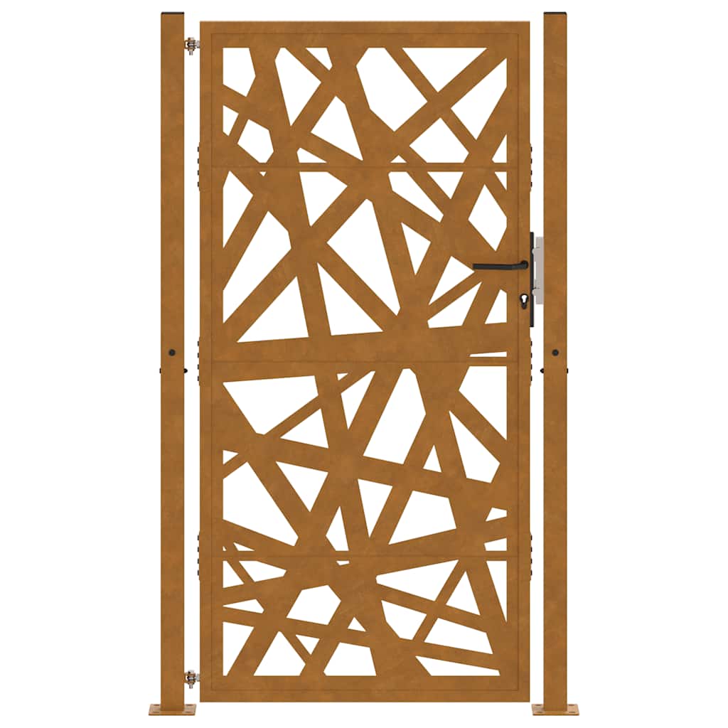 Zahradní branka 105x180 cm klimaticky odolný ocel design lehkou