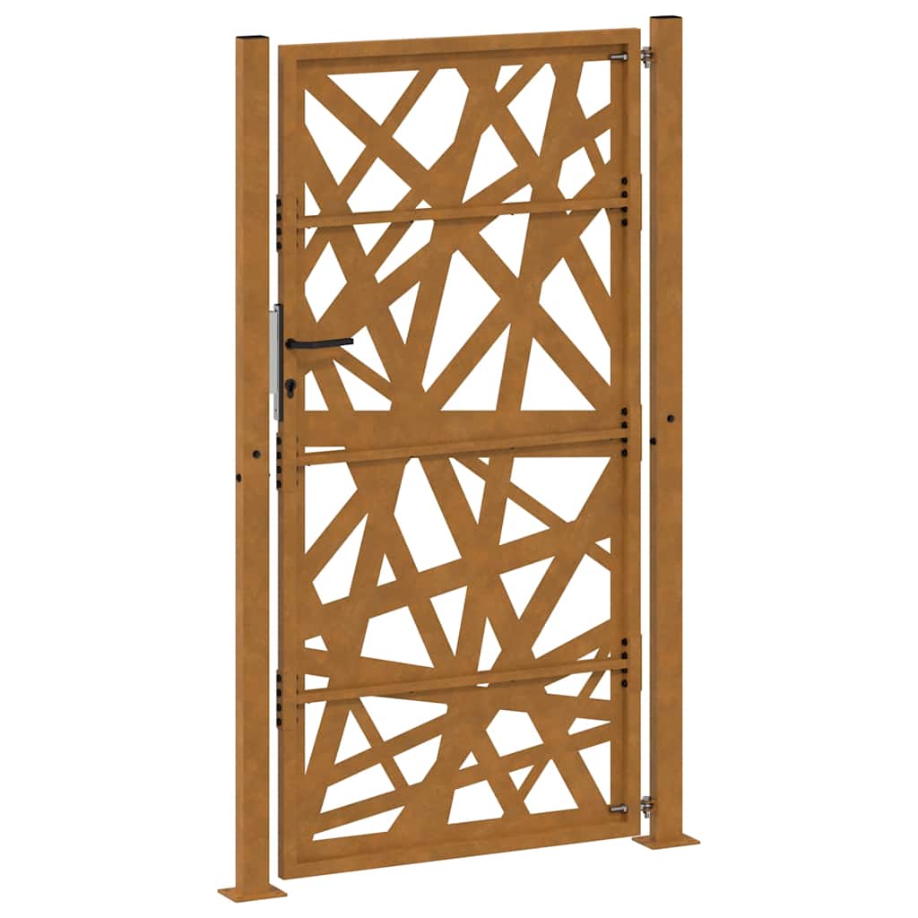 Zahradní branka 105x180 cm klimaticky odolný ocel design lehkou