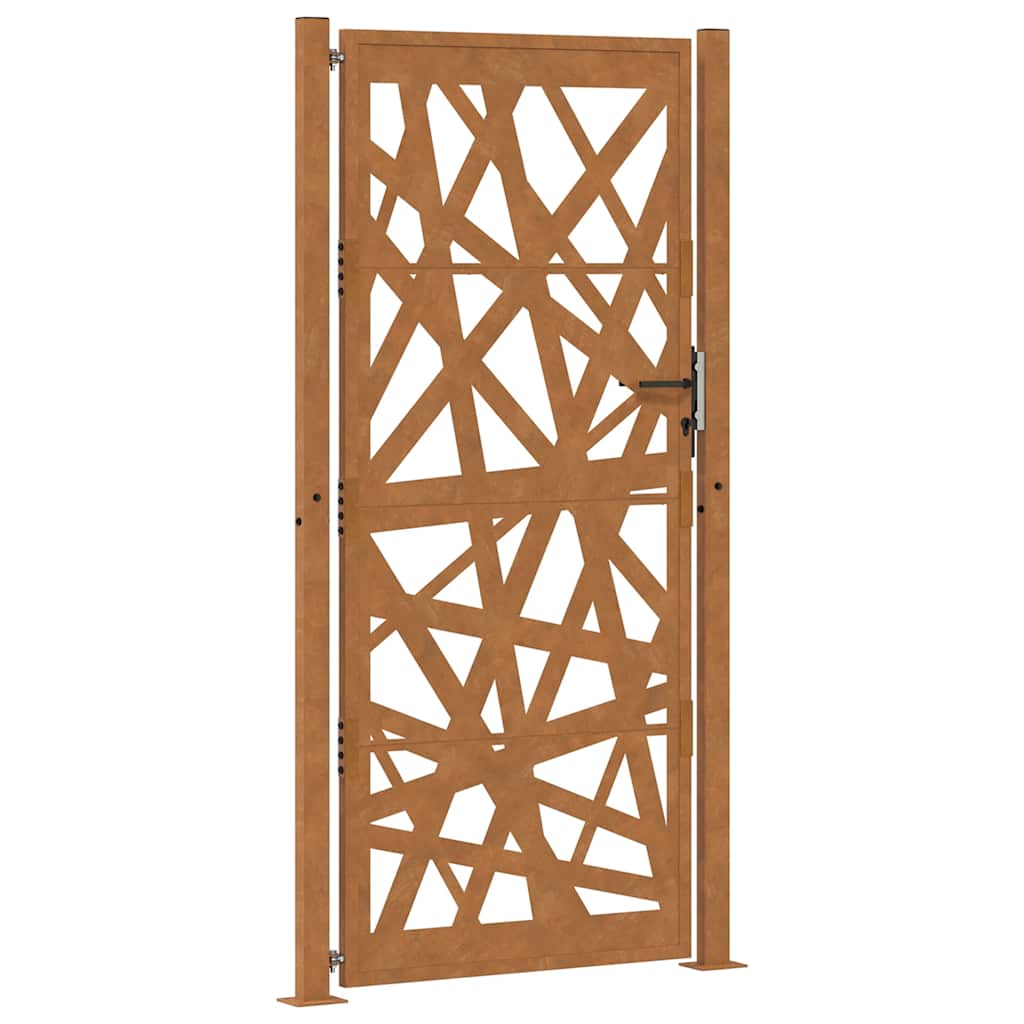 Zahradní branka 105x205 cm klimaticky odolný ocel design lehkou