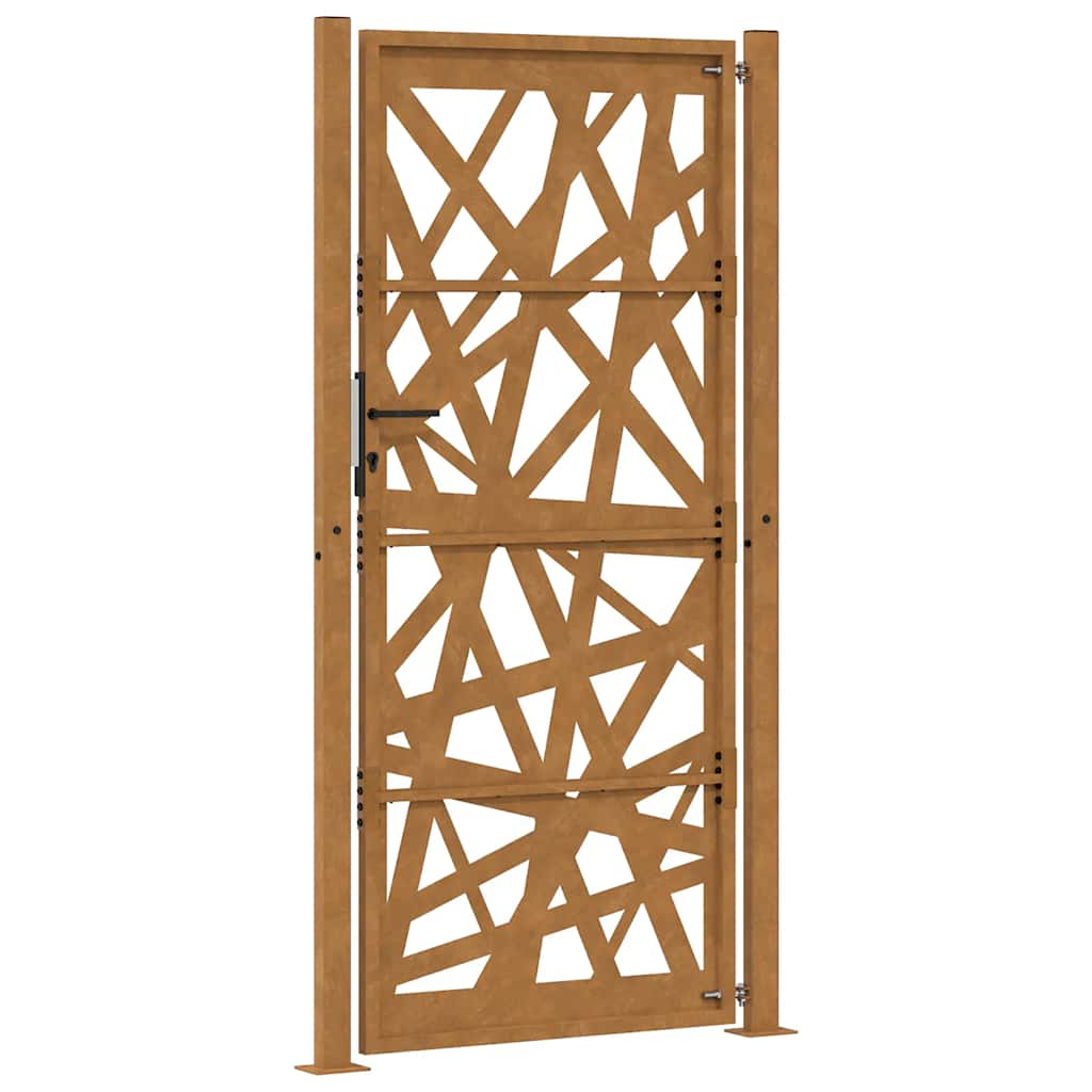 Zahradní branka 105x205 cm klimaticky odolný ocel design lehkou