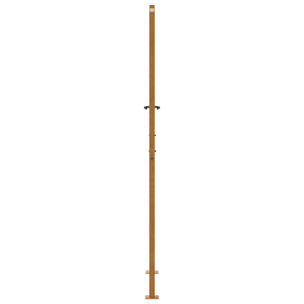 Zahradní branka 105x205 cm klimaticky odolný ocel design listů