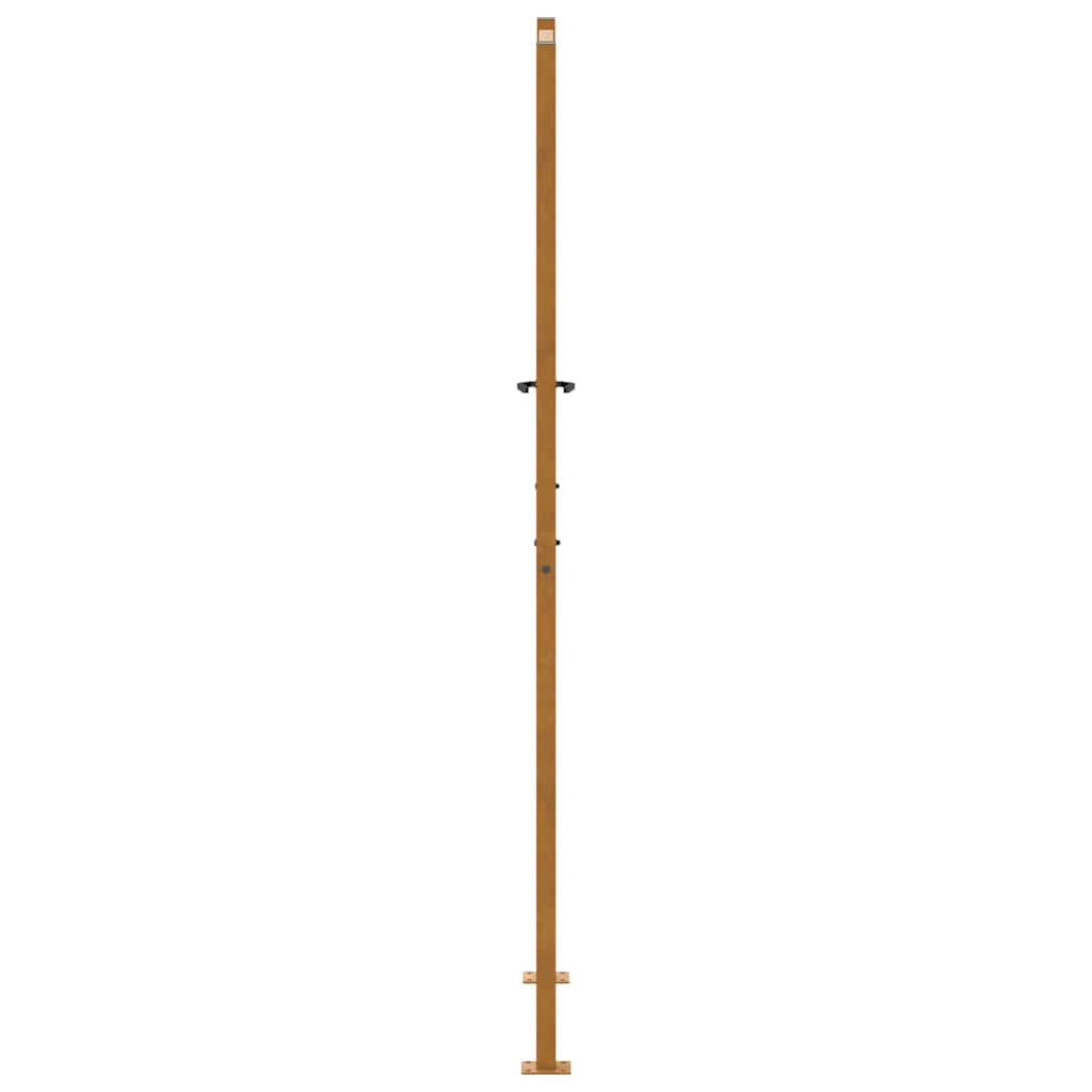 Zahradní branka 105x205 cm klimaticky odolný ocel design vlnek