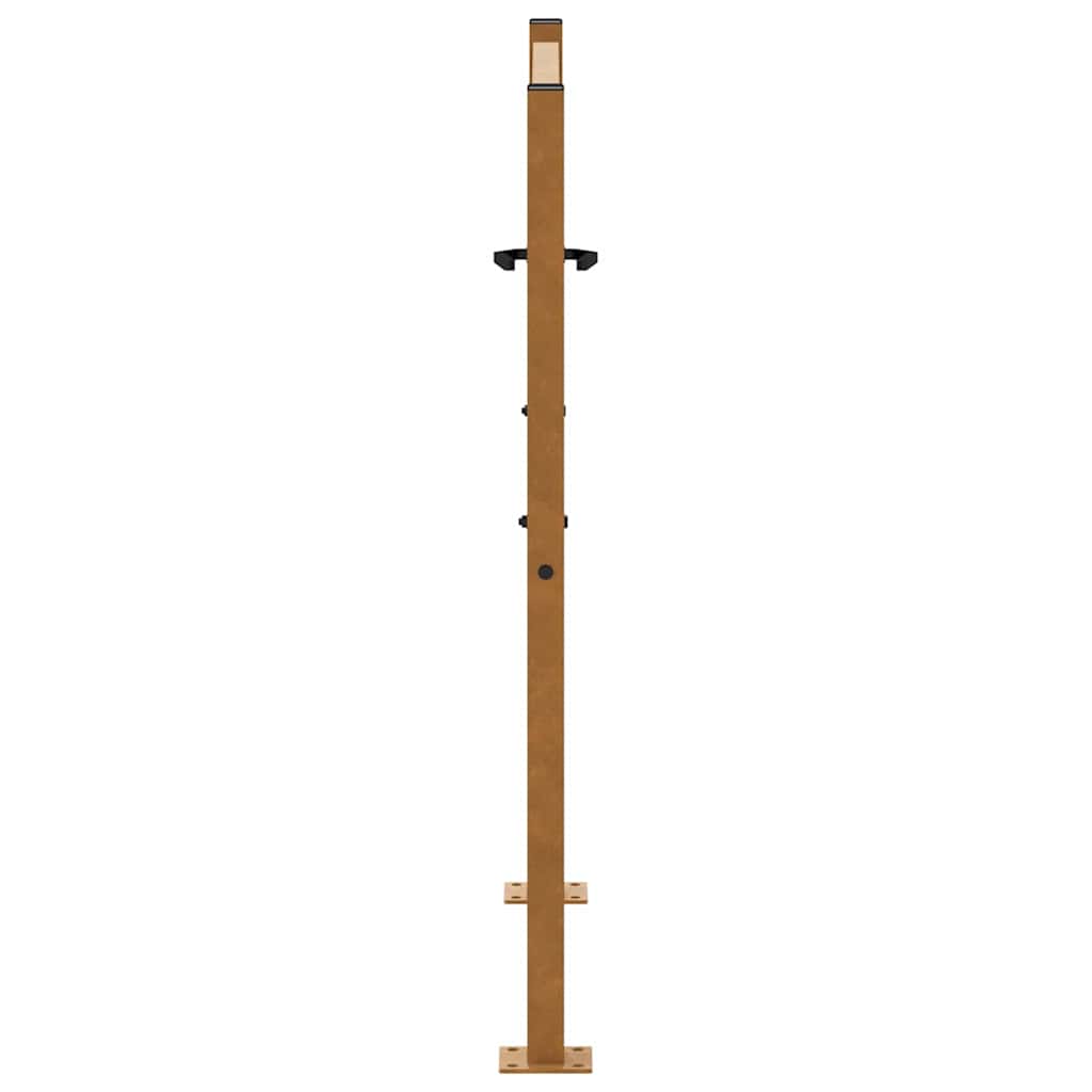Zahradní branka 105x105cm klimaticky odolný ocel design stopový