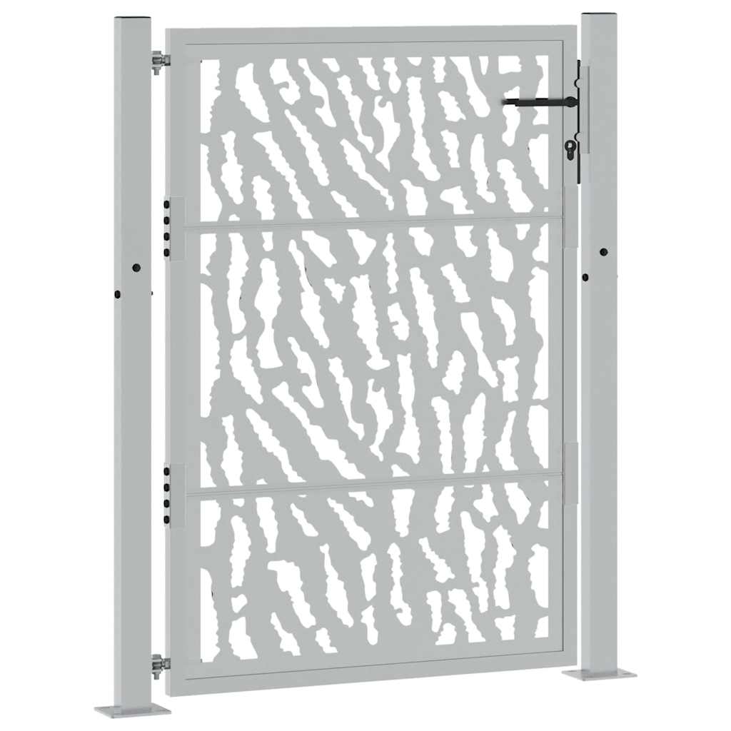 Zahradní branka 105x130cm klimaticky odolný ocel design stopový