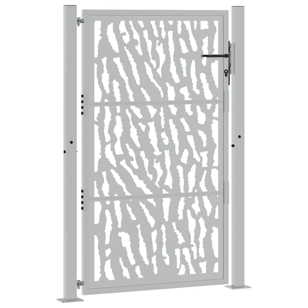 Zahradní branka 105x155cm klimaticky odolný ocel design stopový