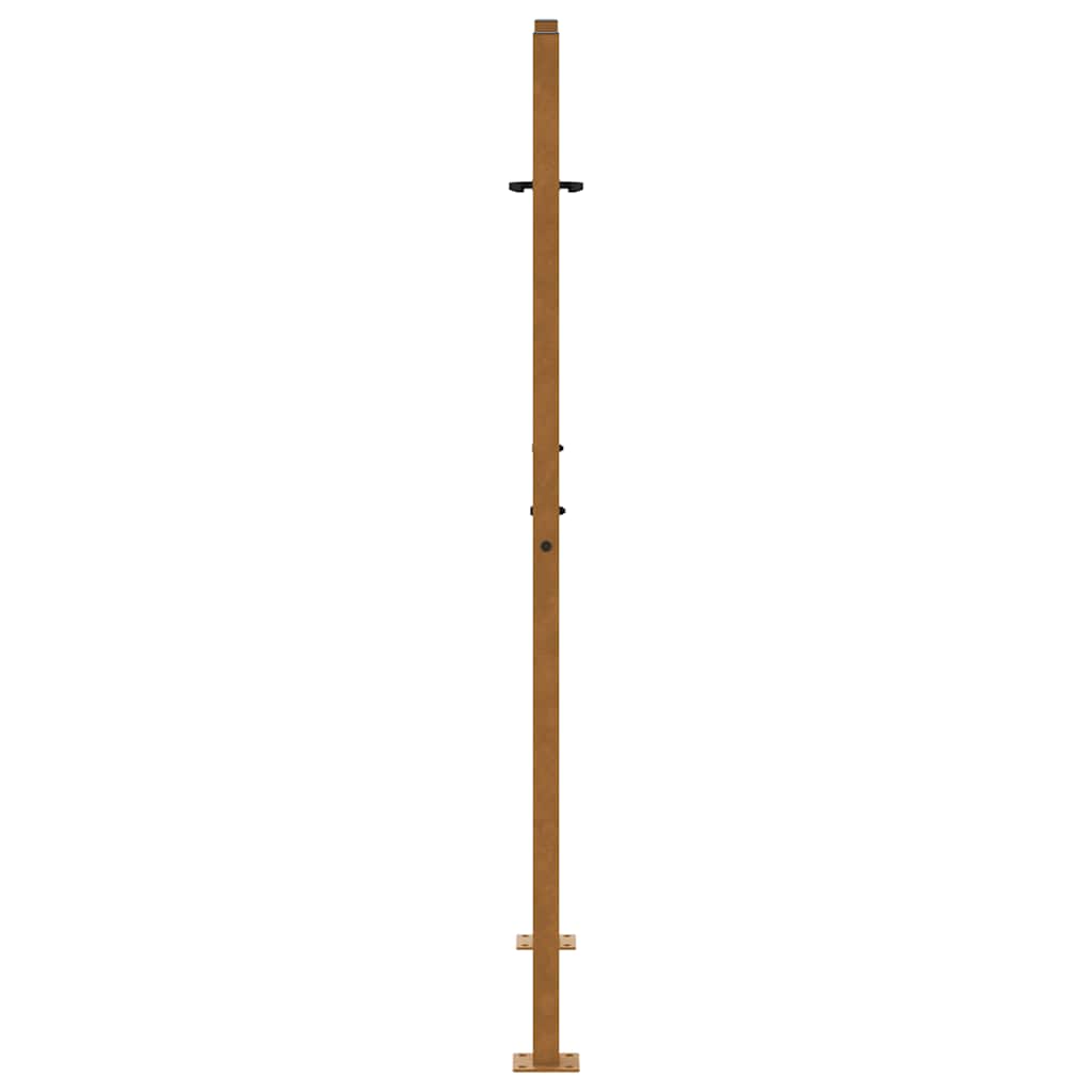 Zahradní branka 105x155cm klimaticky odolný ocel design stopový