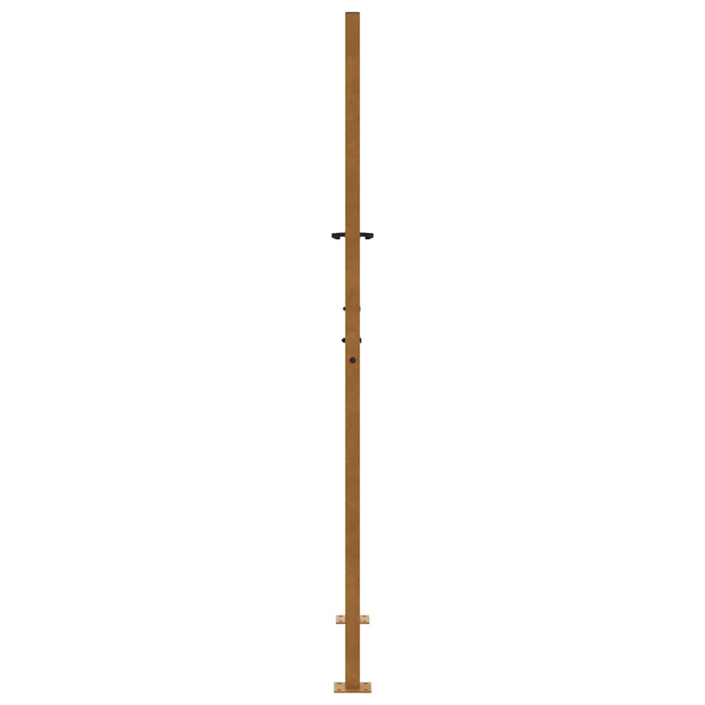 Zahradní branka 105x180cm klimaticky odolný ocel design stopový