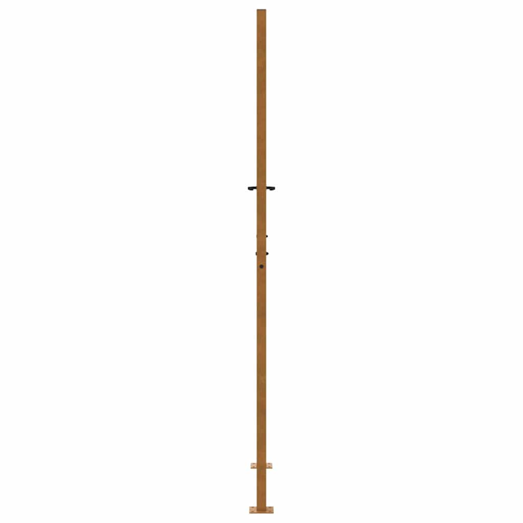 Zahradní branka 105x205cm klimaticky odolný ocel design stopový