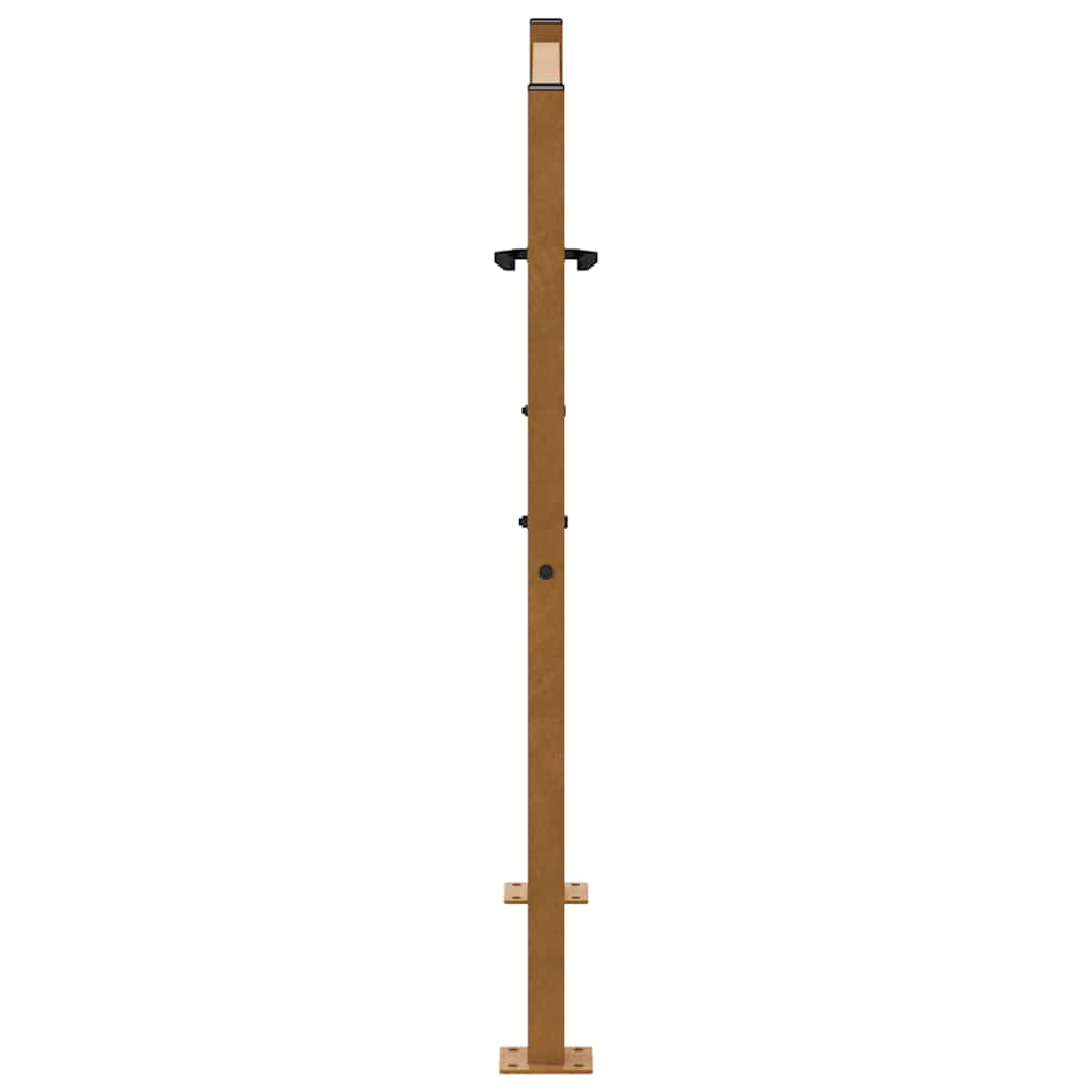 Zahradní branka 105x105cm klimaticky odolný ocel design křížový