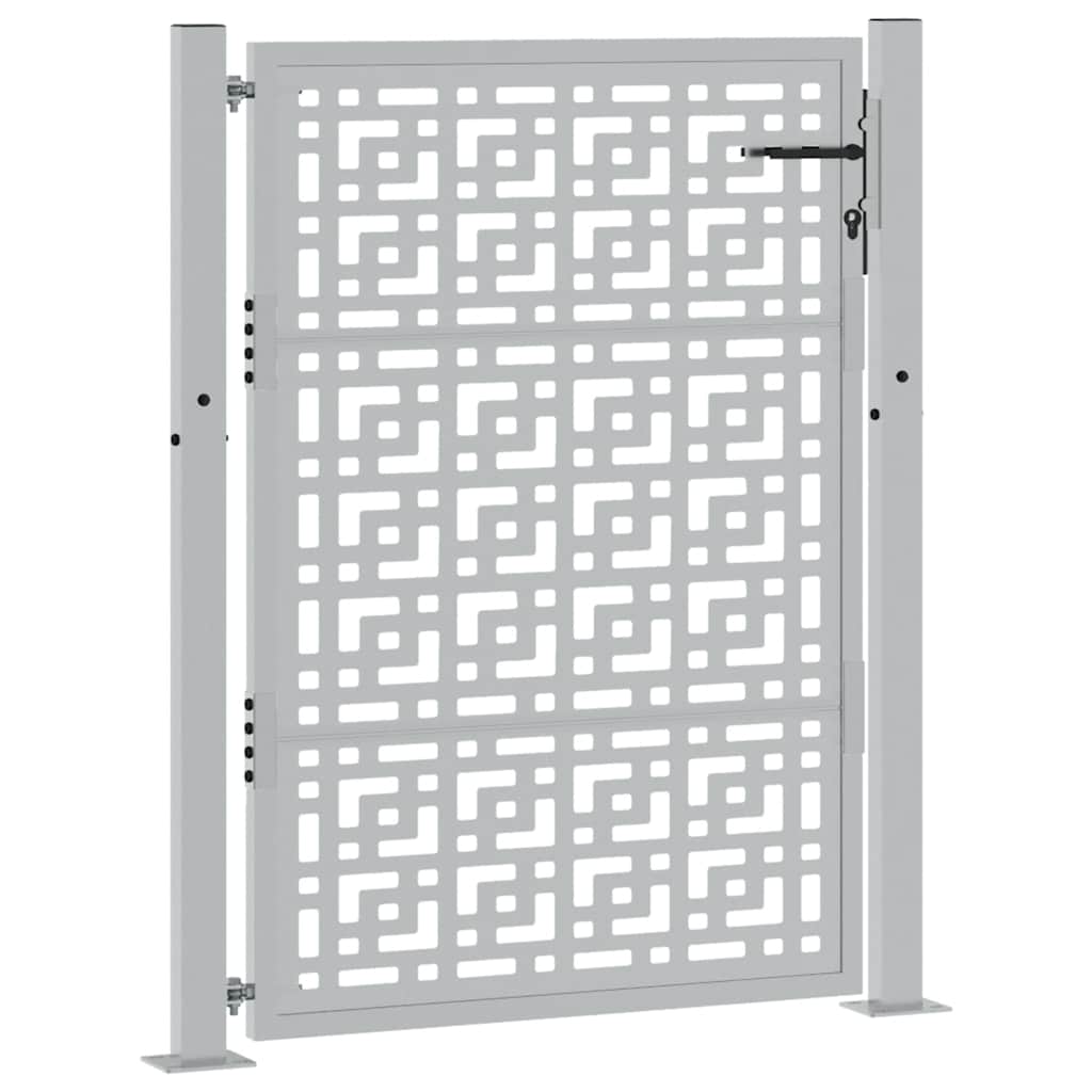 Zahradní branka 105x130cm klimaticky odolný ocel design stopový