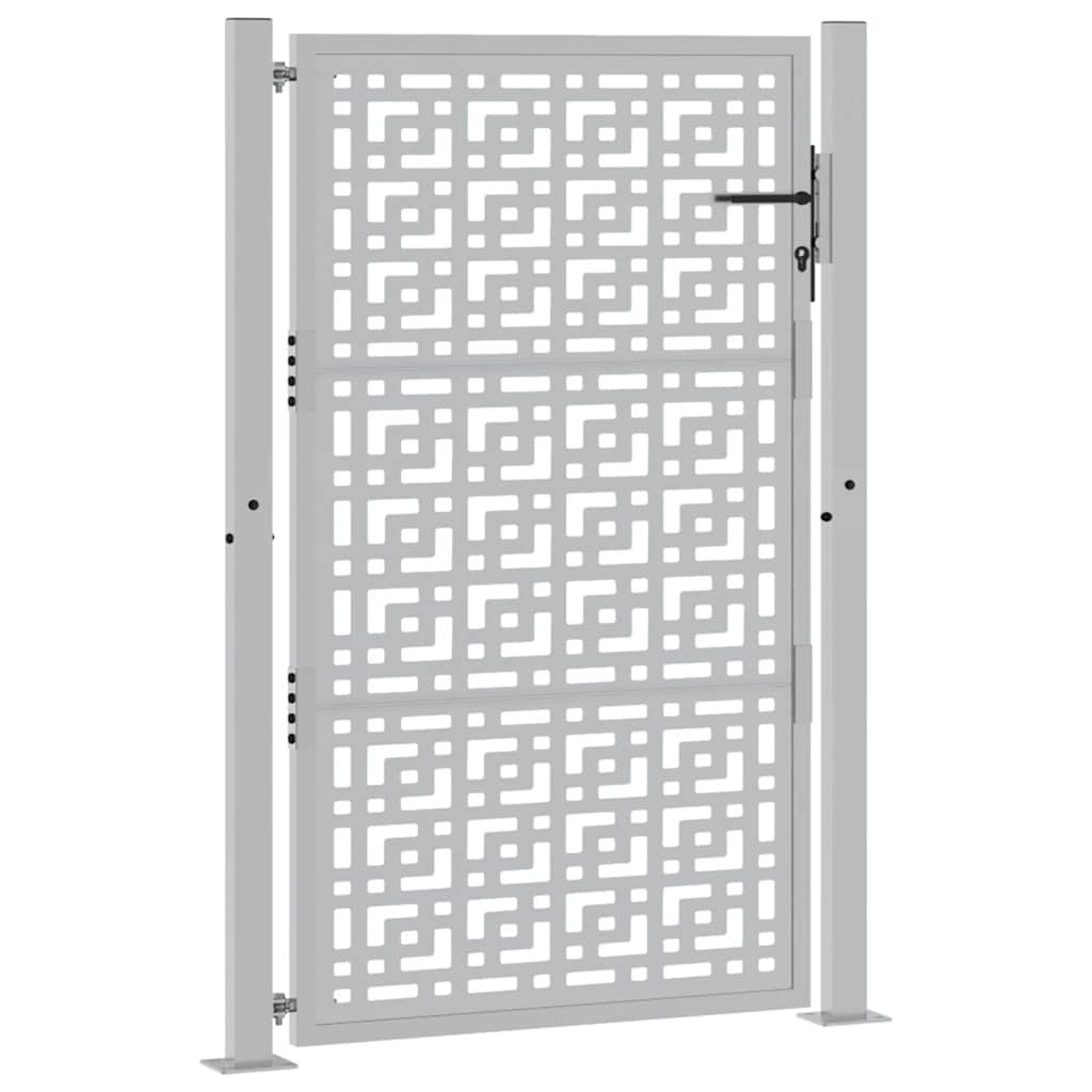 Zahradní branka 105x155cm klimaticky odolný ocel design stopový