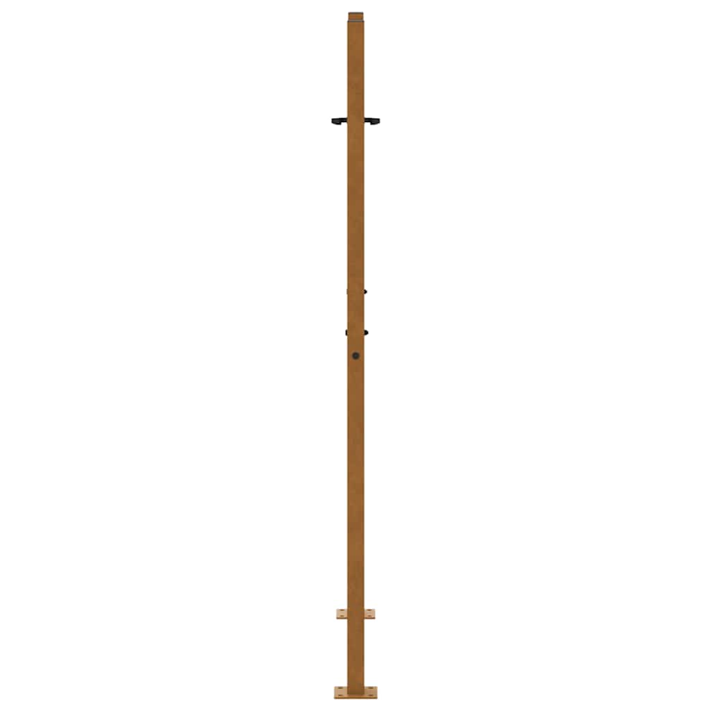 Zahradní branka 105x155cm klimaticky odolný ocel design stopový