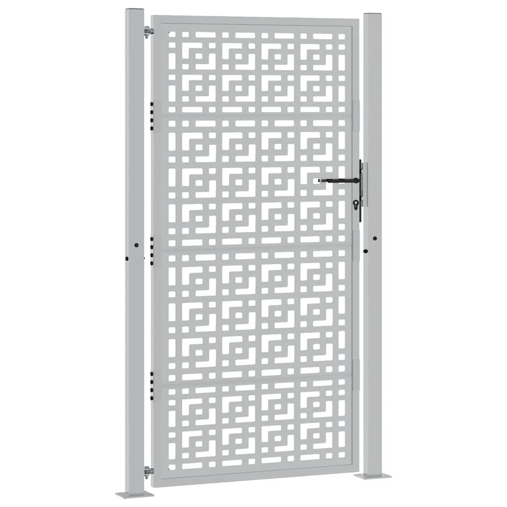 Zahradní branka 105x180cm klimaticky odolný ocel design stopový