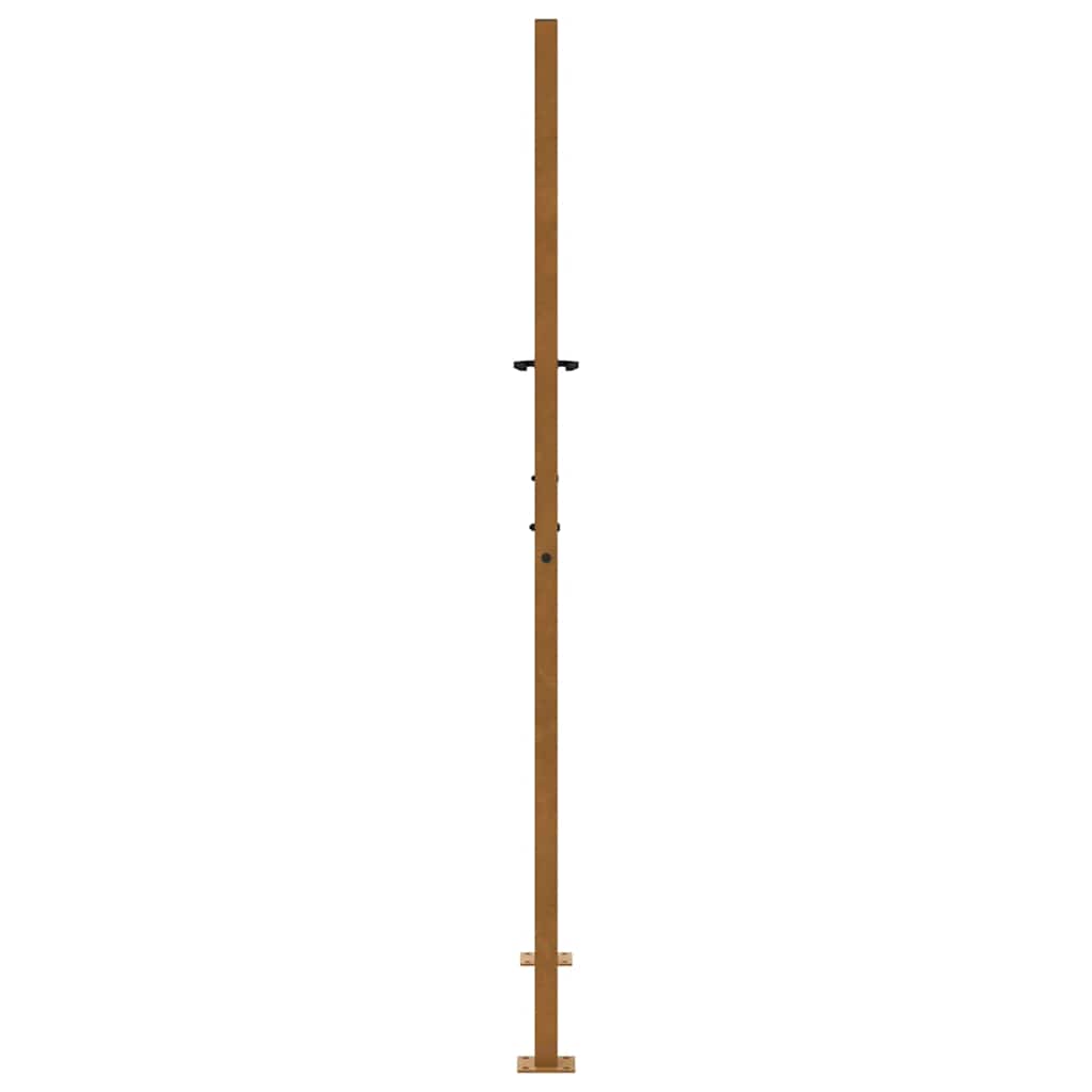 Zahradní branka 105x180cm klimaticky odolný ocel design stopový