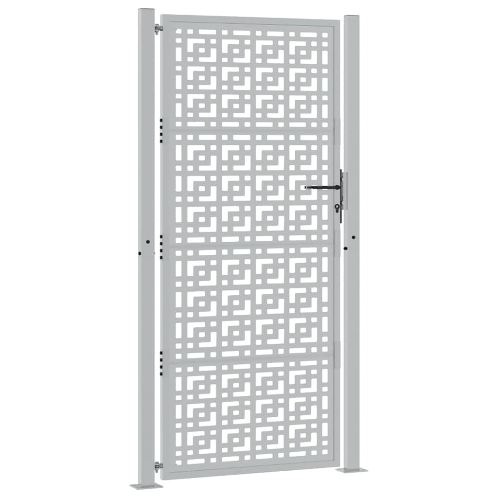 Zahradní branka 105x205cm klimaticky odolný ocel design stopový