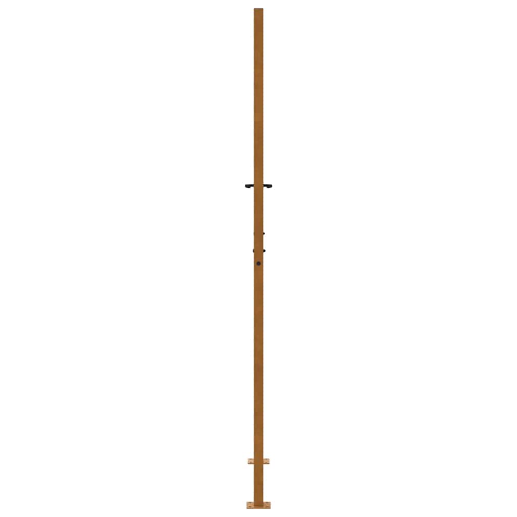 Zahradní branka 105x205cm klimaticky odolný ocel design stopový
