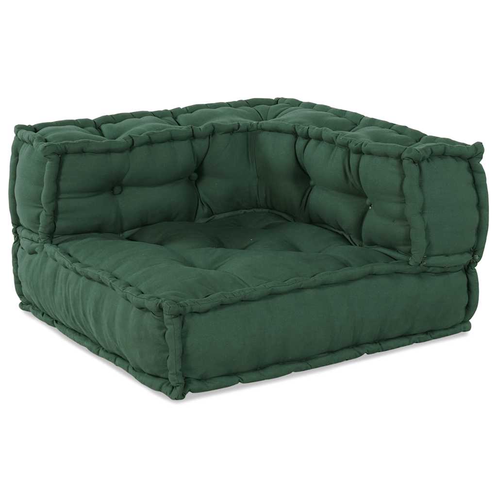 Modulární puf zelený 70x70x54 Látka