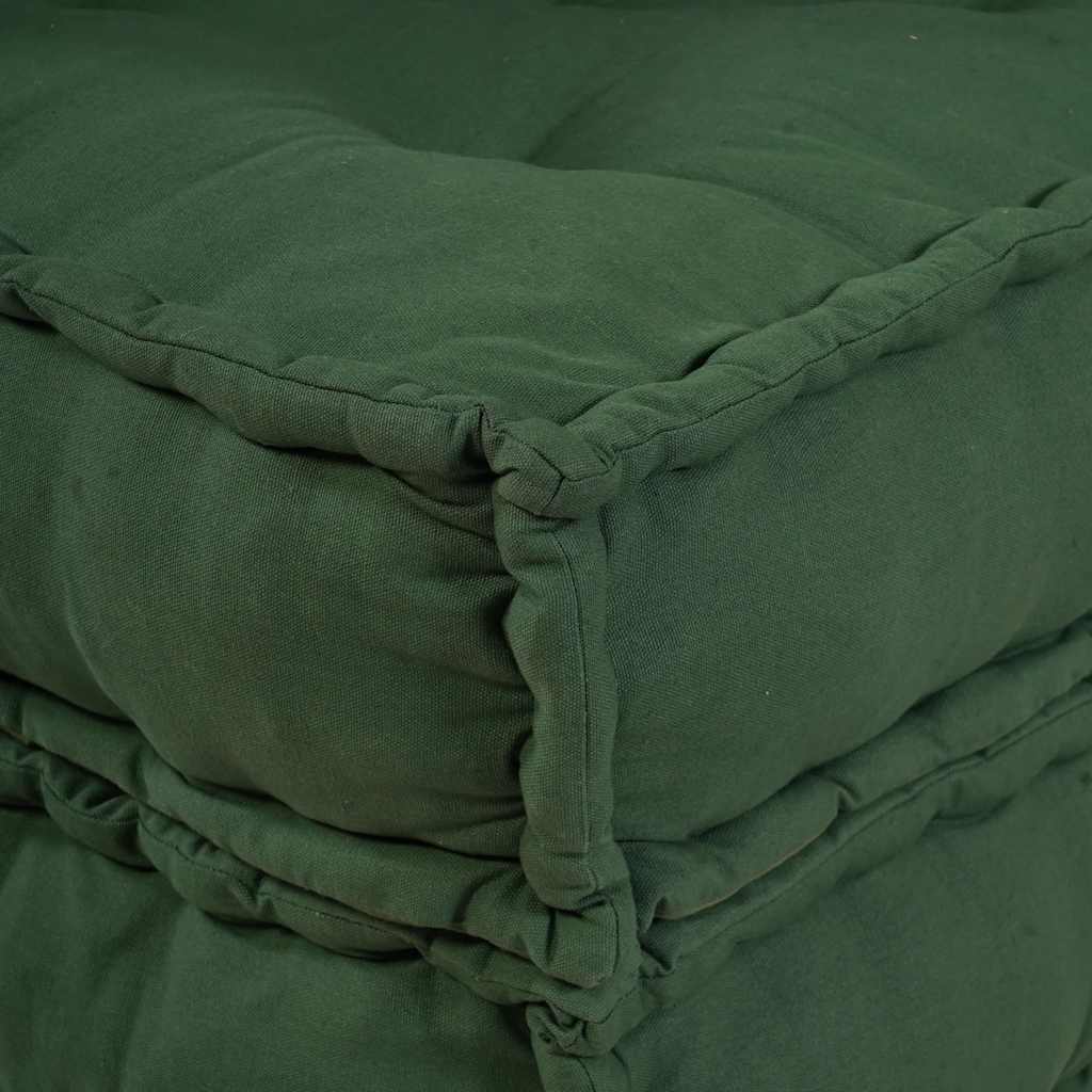 Modulární puf zelený 70x70x54 Látka