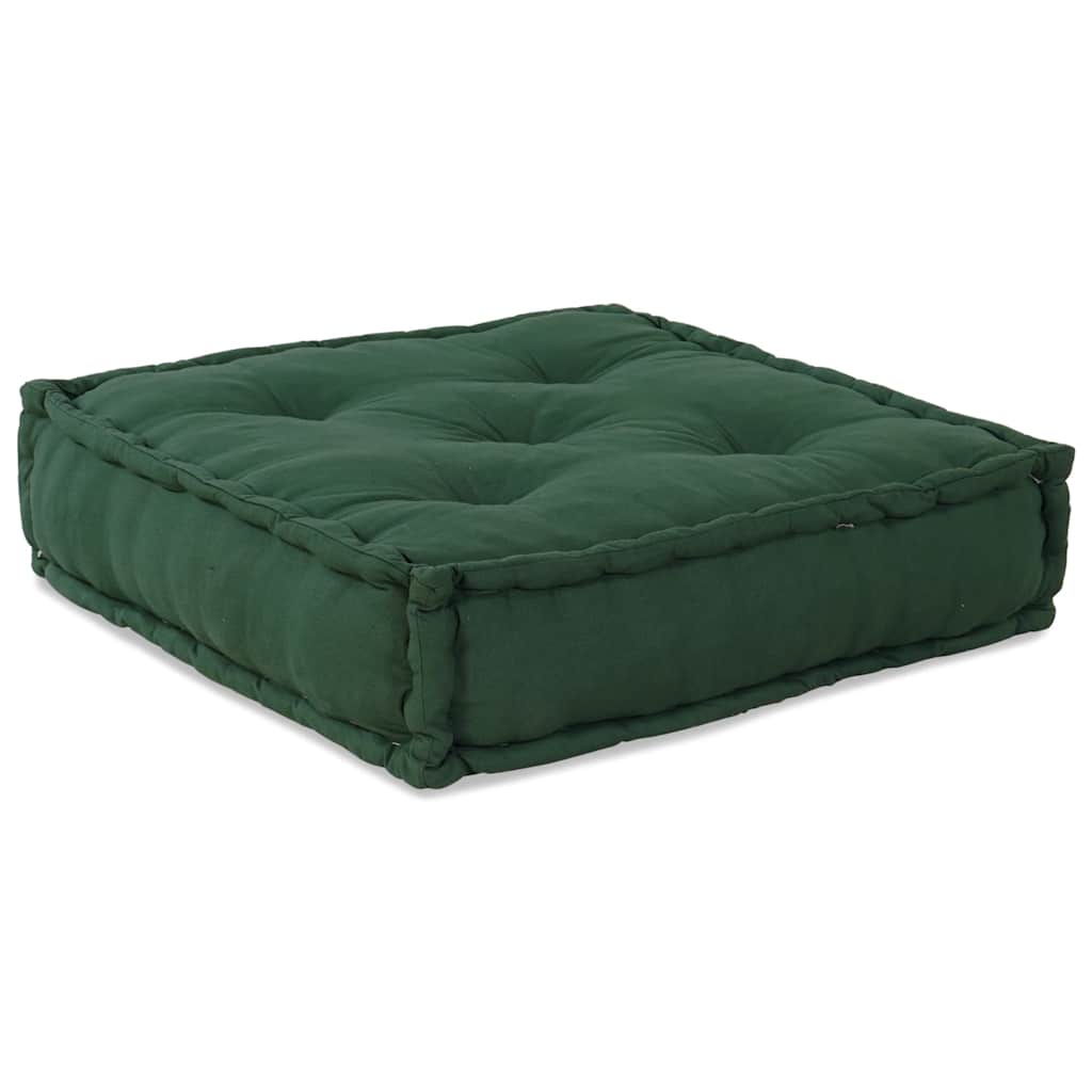 Modulární puf zelený 70x70x54 Látka