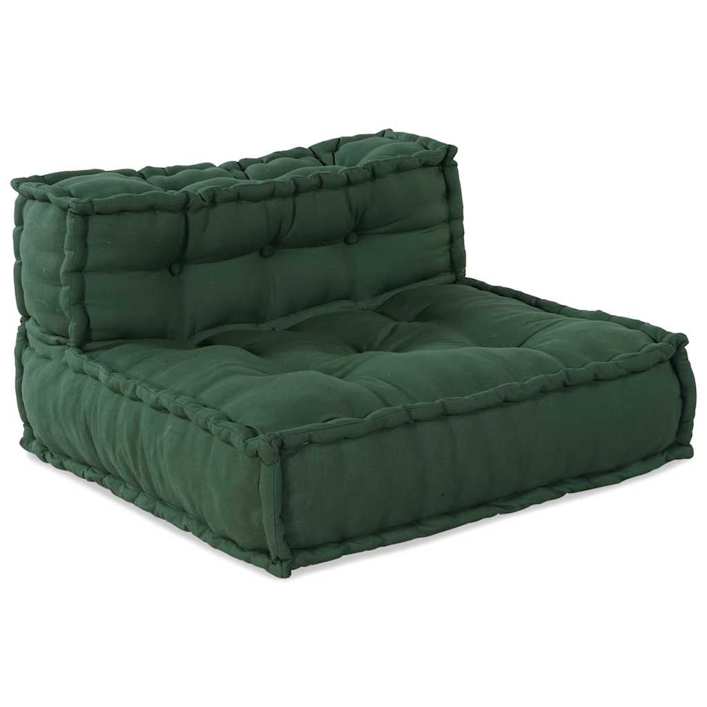 Modulární puf zelený 70x70x54 Látka