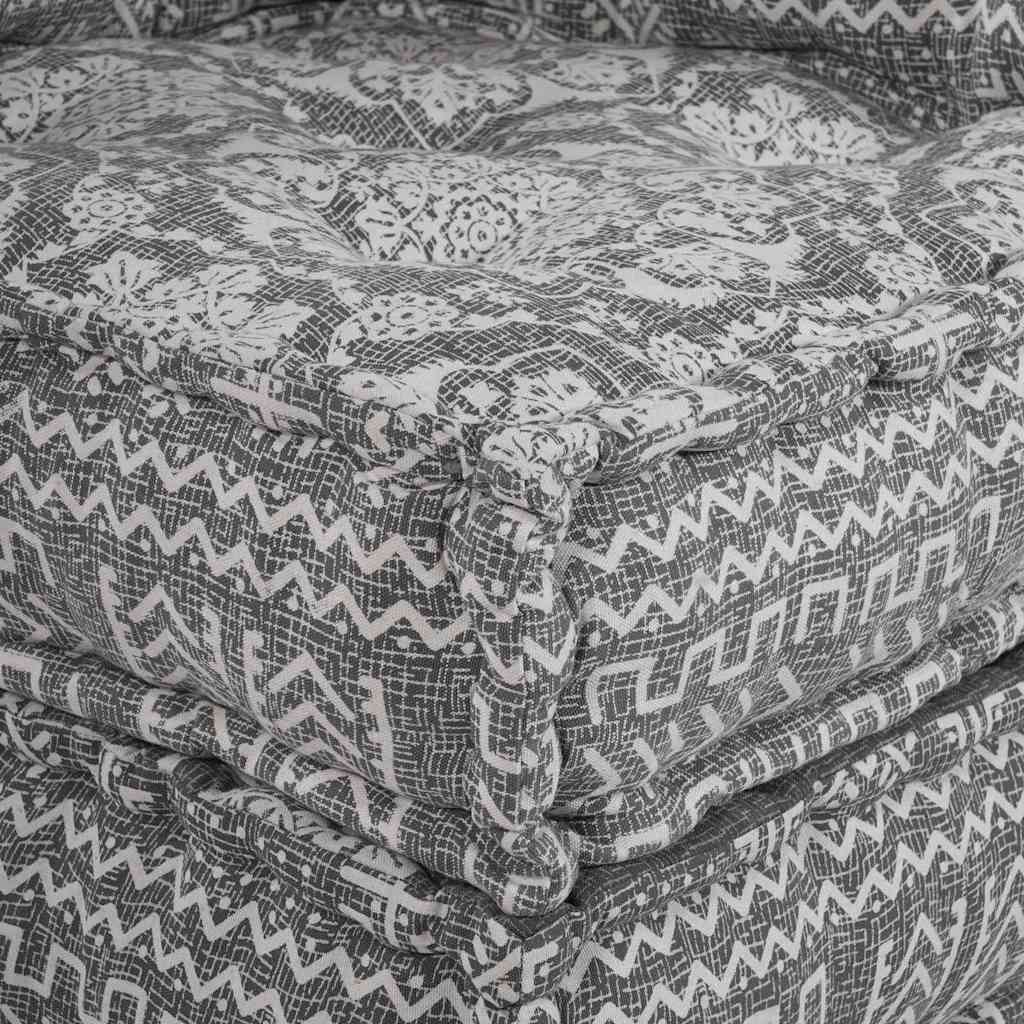 Modulární pohovka Světle šedá 70 x 70 x 54 cm textil