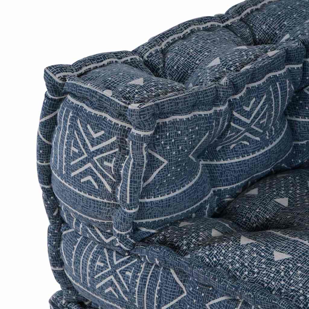 Modulární pohovka Geometrický Indigo 70 x 70 x 54 cm textil