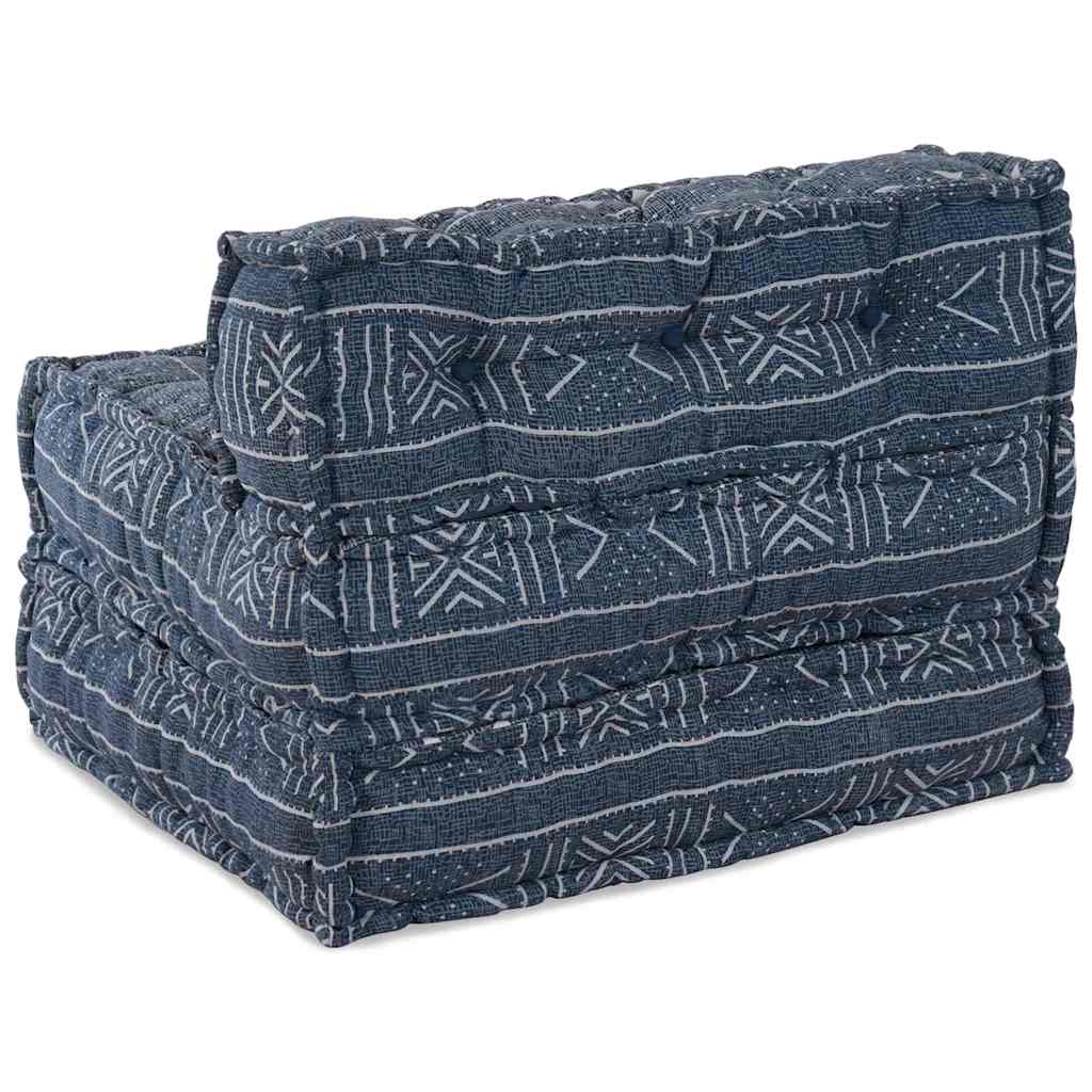 Modulární pohovka Geometrický Indigo 70 x 70 x 54 cm textil