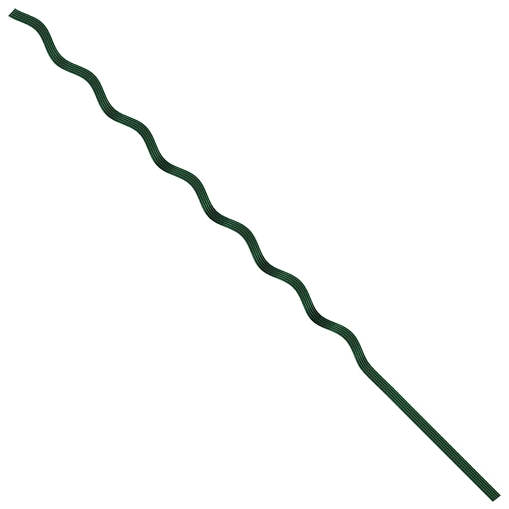 Spirálové opory pro rostliny 5 pcs Zelená 170 cm