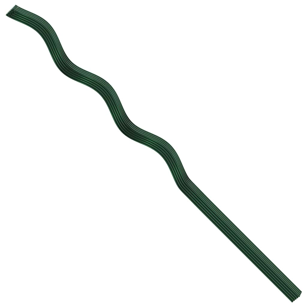 Spirálové opory pro rostliny 20 pcs Zelená 110 cm