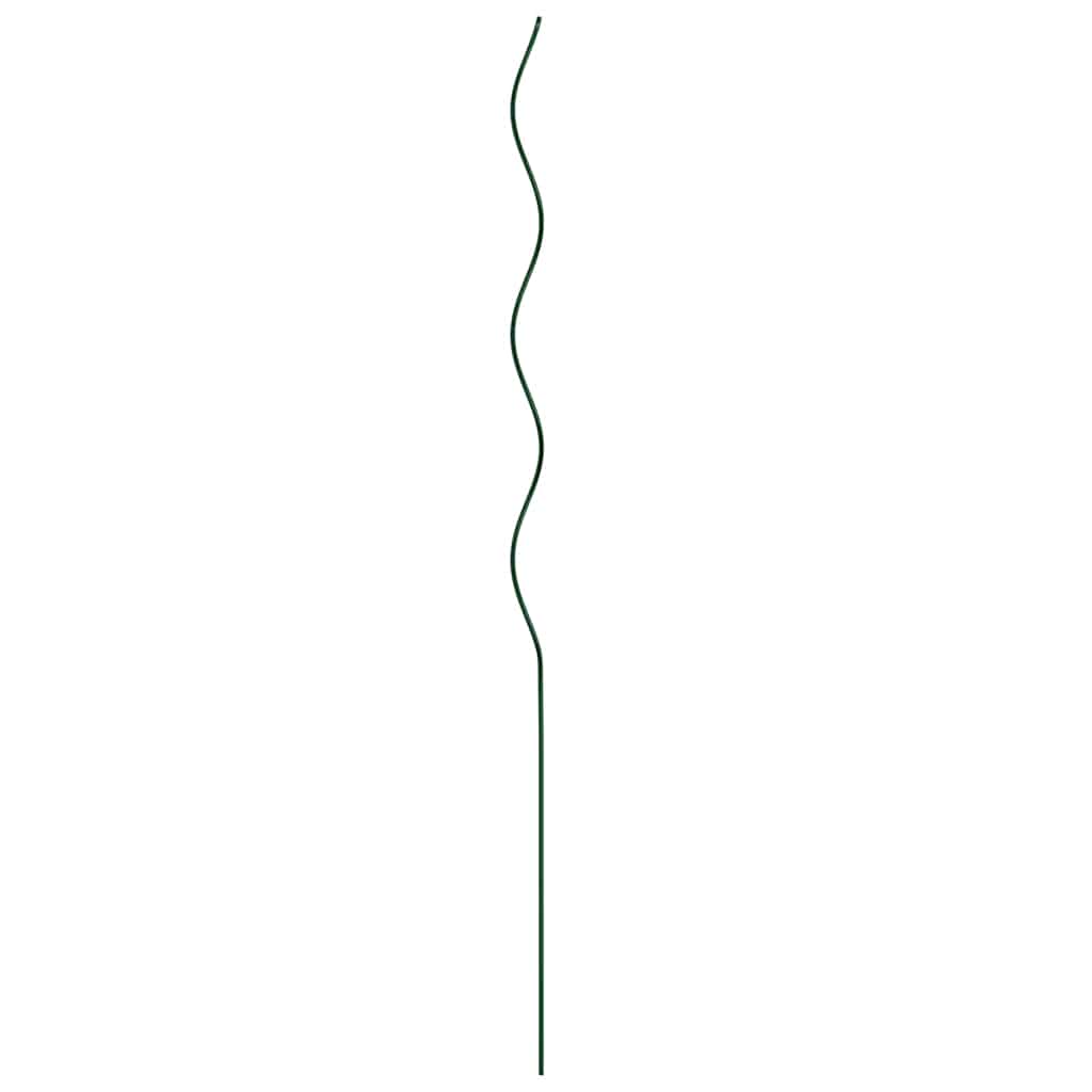 Spirálové opory pro rostliny 5 pcs Zelená 110 cm