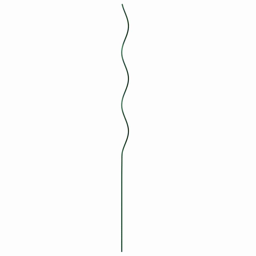 Spirálové opory pro rostliny 5 pcs Zelená 110 cm