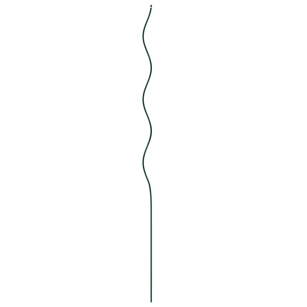 Spirálové opory pro rostliny 5 pcs Zelená 110 cm