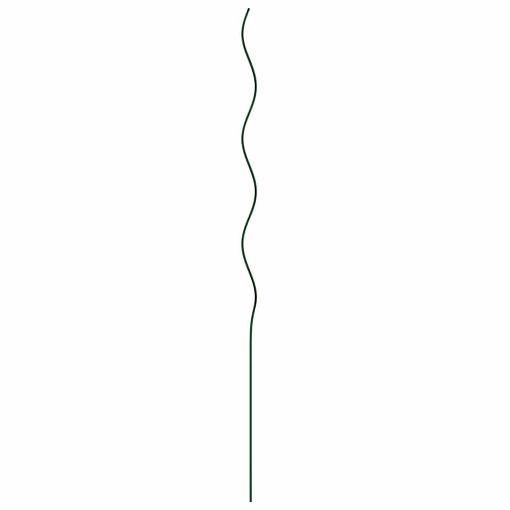 Spirálové opory pro rostliny 5 pcs Zelená 110 cm