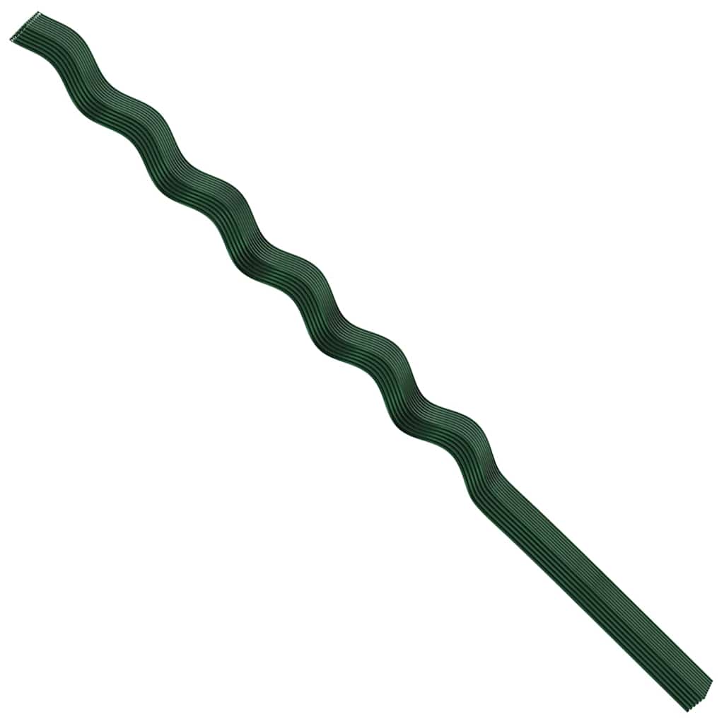 Spirálové opory pro rostliny 50 pcs Zelená 150 cm
