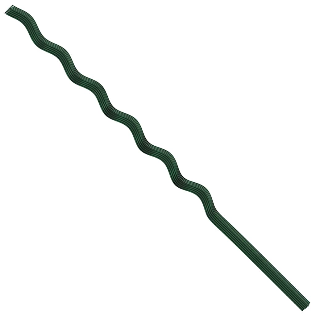 Spirálové opory pro rostliny 20 pcs Zelená 150 cm