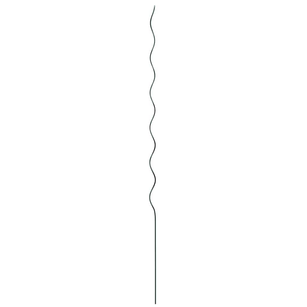Spirálové opory pro rostliny 5 pcs Zelená 150 cm