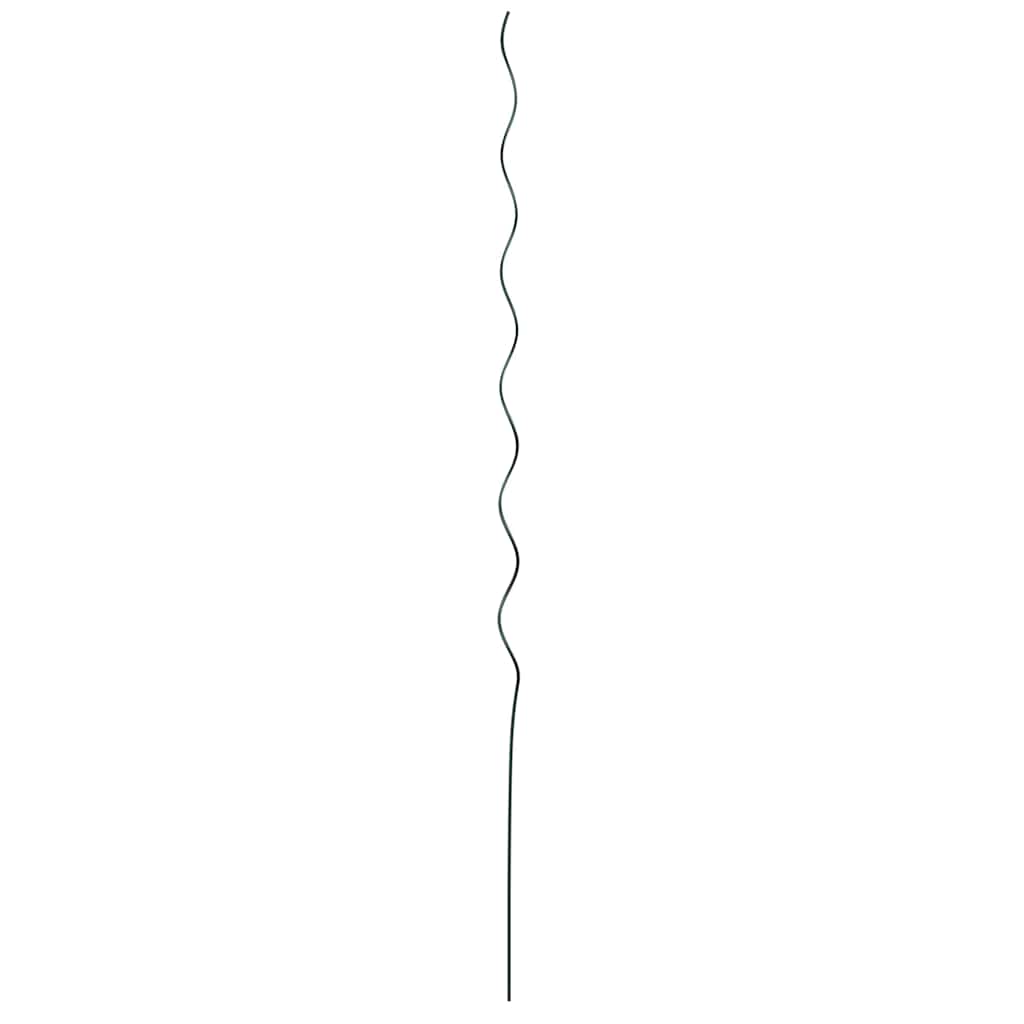Spirálové opory pro rostliny 5 pcs Zelená 150 cm