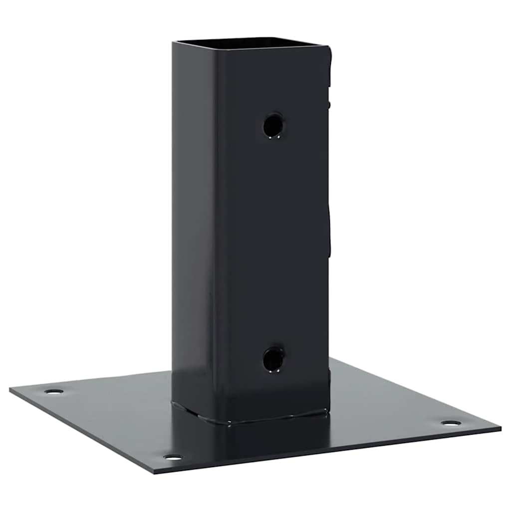 Podstavce pod sloupky čtvercové 4 ks antracit 46x46 mm
