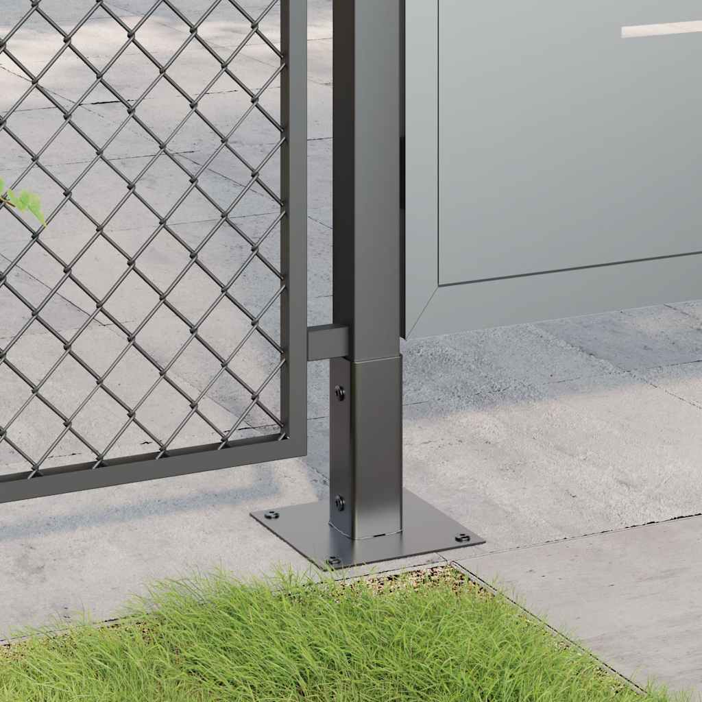 Podstavce pod sloupky čtvercové 4 ks antracit 46x46 mm