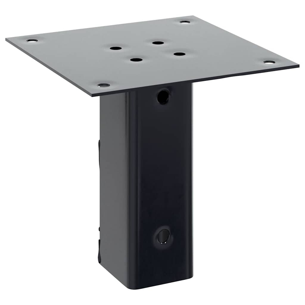 Podstavce pod sloupky čtvercové 4 ks antracit 46x46 mm