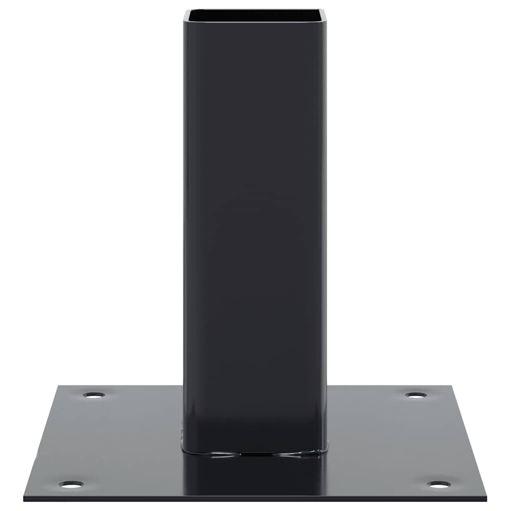 Podstavce pod sloupky čtvercové 4 ks antracit 46x46 mm