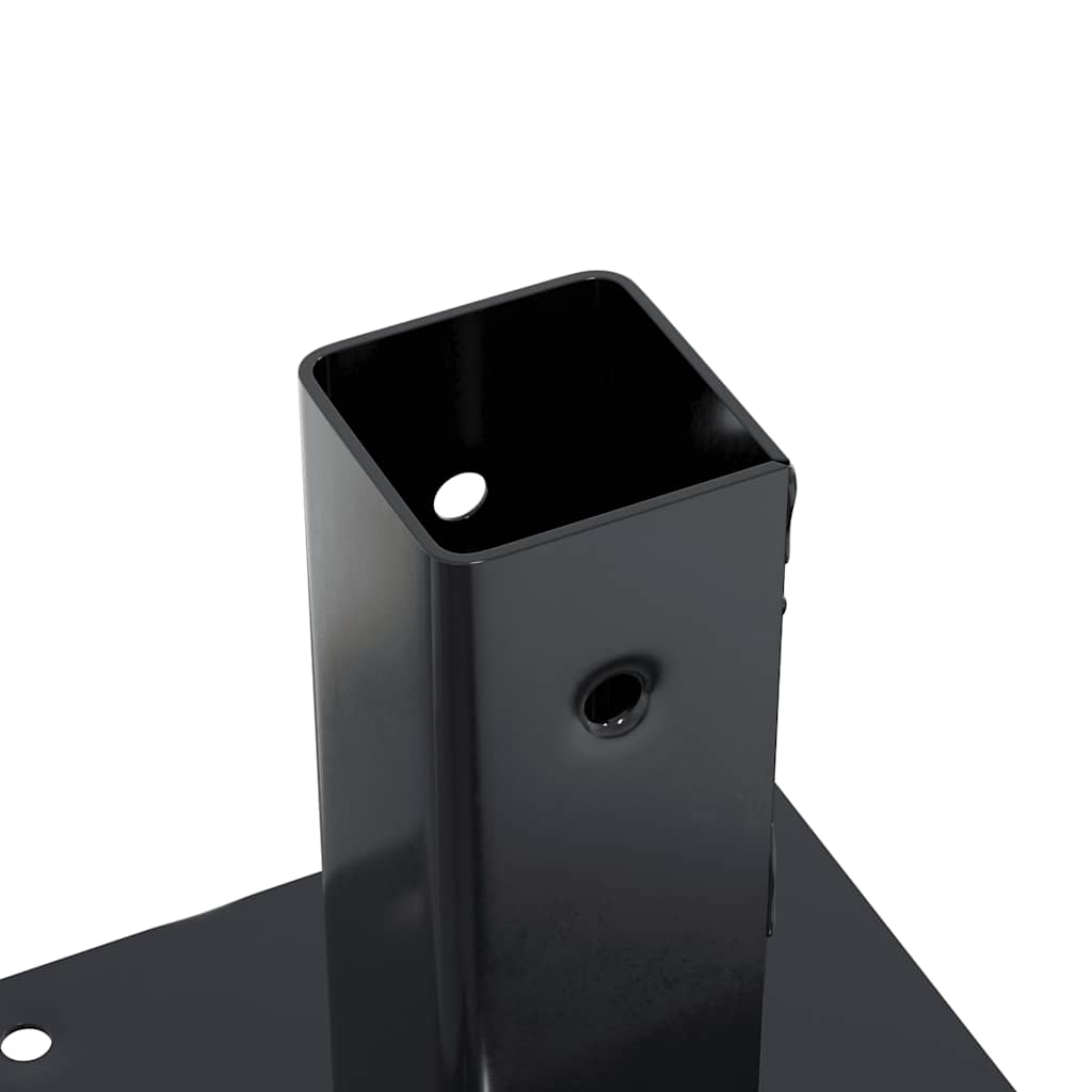 Podstavce pod sloupky čtvercové 4 ks antracit 46x46 mm