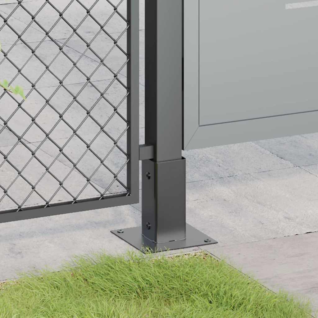 Podstavce pod sloupky čtvercové 4 ks antracit 71x71 mm