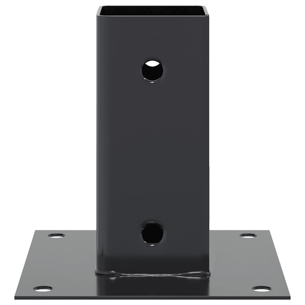 Podstavce pod sloupky čtvercové 4 ks antracit 71x71 mm