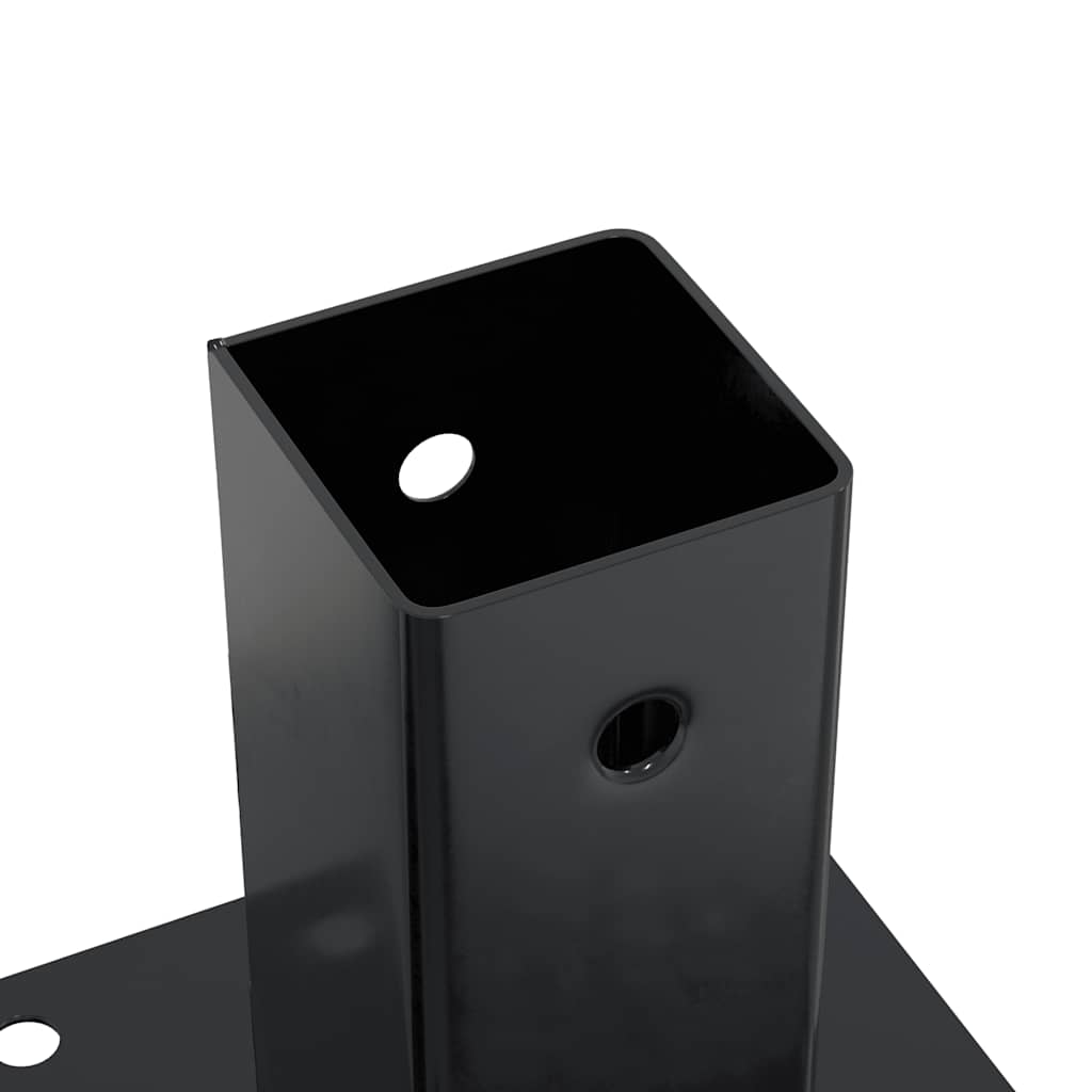 Podstavce pod sloupky čtvercové 4 ks antracit 71x71 mm