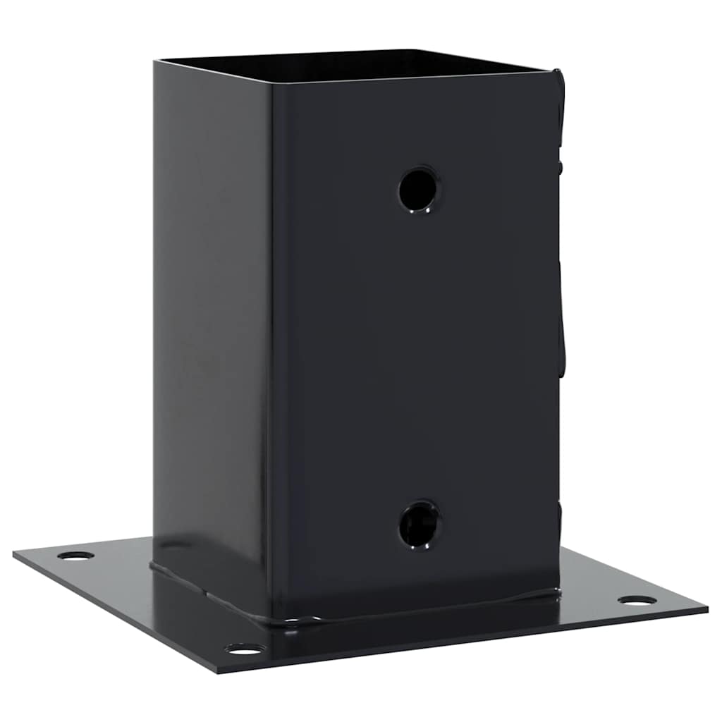Podstavce pod sloupky čtvercové 12 ks antracit 81x81 mm